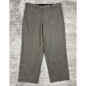 Braggi Louis Raphael Pants Mens 36x29 Gray Straight‎ Leg Flat Front